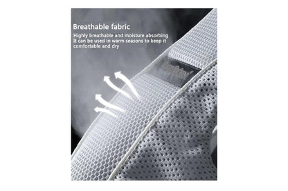 Ergonomic Baby Carrier Backpack Breathable Support Harmony Silver Gray
