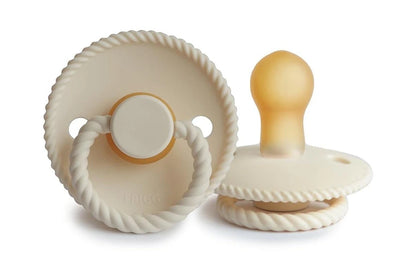 Frigg Baby's First Pacifier 4 Pack - Moonlight Sailing Cream (0-6 months)