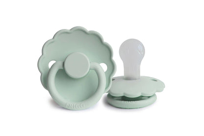 Frigg Daisy Silicone Pacifier 2 Pack - Sea Foam (6-18 months)