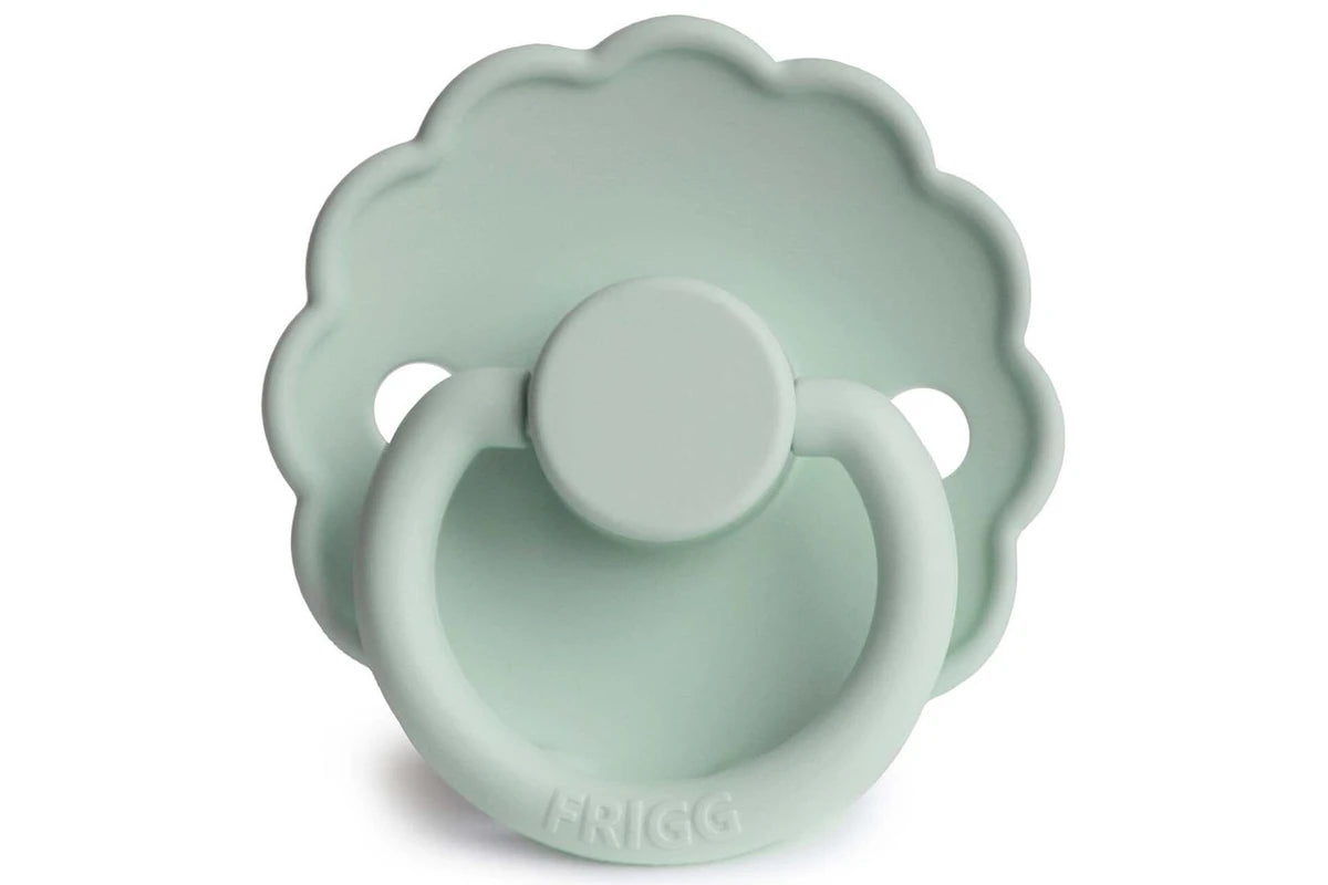 Frigg Daisy Silicone Pacifier 2 Pack - Sea Foam (6-18 months)