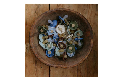 Frigg Little Viking Natural Rubber Latex Pacifier 2 Pack - Harald/Bjorn (6-18 months)