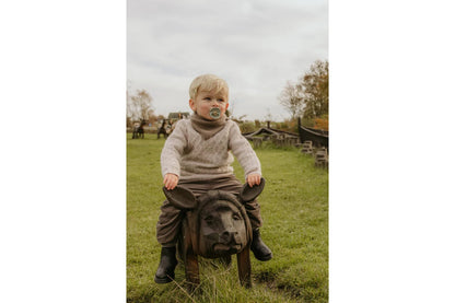 Frigg Little Viking Natural Rubber Latex Pacifier 2 Pack - Harald/Bjorn (6-18 months)