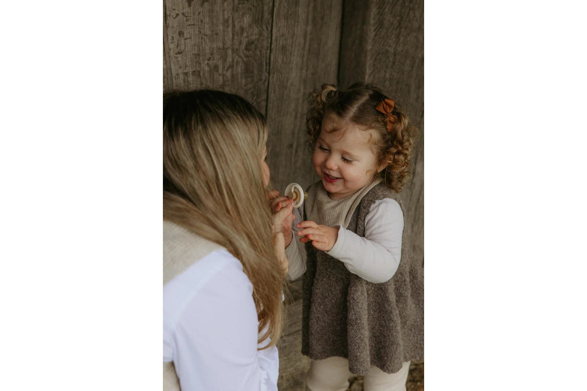 Frigg Little Viking Natural Rubber Latex Pacifier 2 Pack - Holger/Sigrid (6-18 months)