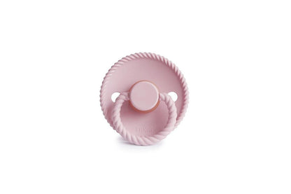 Frigg Rope Silicone Pacifier 2 Pack - Baby Pink (0-6 months)