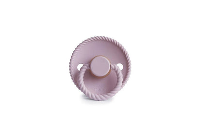 Frigg Rope Silicone Pacifier 2 Pack - Soft Lilac (6-18 months)