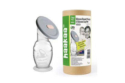 Haakaa Gen. 2 Silicone Breast Pump With Suction Base & Silicone Cap 1 Each