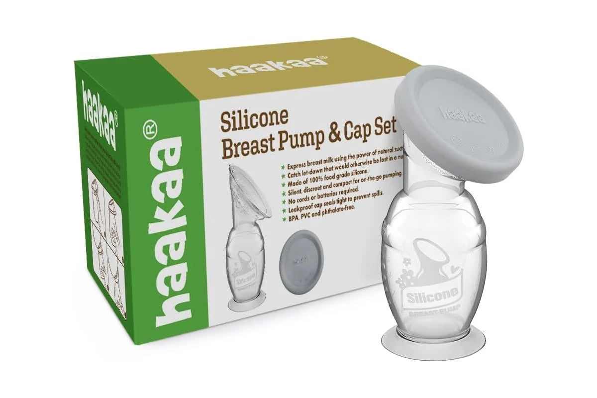 Haakaa Gen. 2 Silicone Breast Pump With Suction Base & Silicone Cap 1 Each