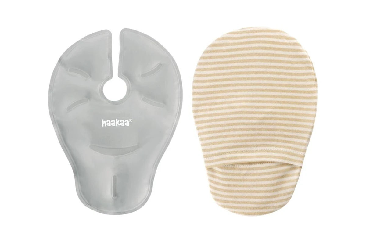 Haakaa Hot & Cold Reusable Compression Pad Set - Suva Grey