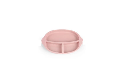 Haakaa Silicone Divided Plate - Blush, Rust, Suva Grey