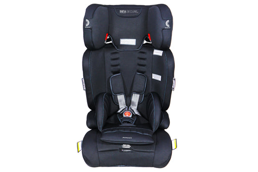 InfaSecure Attest Quantum Pro Black Convertible Booster Seat