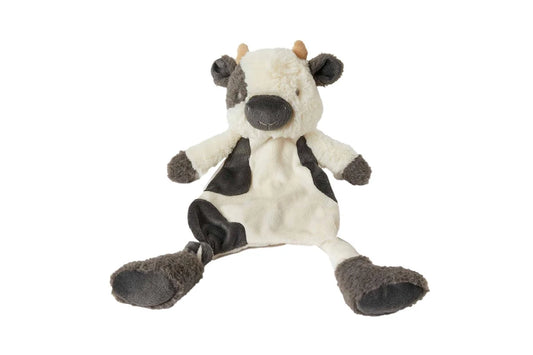 Jiggle & Giggle 30cm Bertie Cow Comforter w Soft Plush Baby 0m+ Charcoal White
