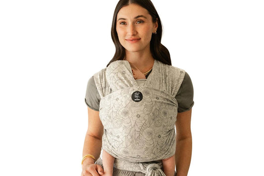 Moby Classic Wrap SS Poppies 100% Cotton Soft Baby/Newborn Sling Carrier