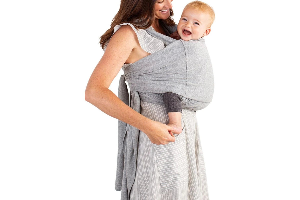 Moby Fit One Size Baby Newborn/Toddler Carrier Up to 13.6kg Grey