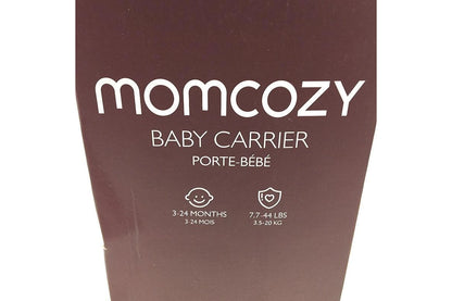 Momcozy Khaki Cotton 3 in 1 Lumbar Support Handsfree Baby Carrier 3-24Months NEW