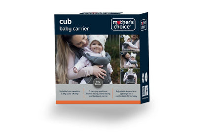 Mother's Choice Cub Baby Carrier Grey Denim