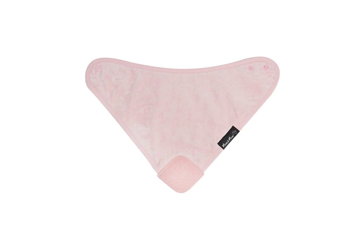 Mum 2 Mum Teething Bandana Wonder Bib - Baby Pink