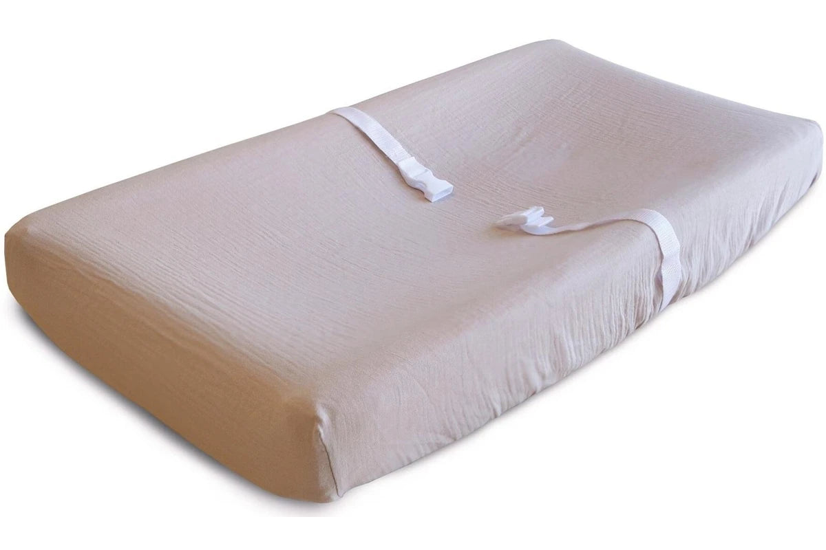 Mushie Changing Pad Cover - Blush