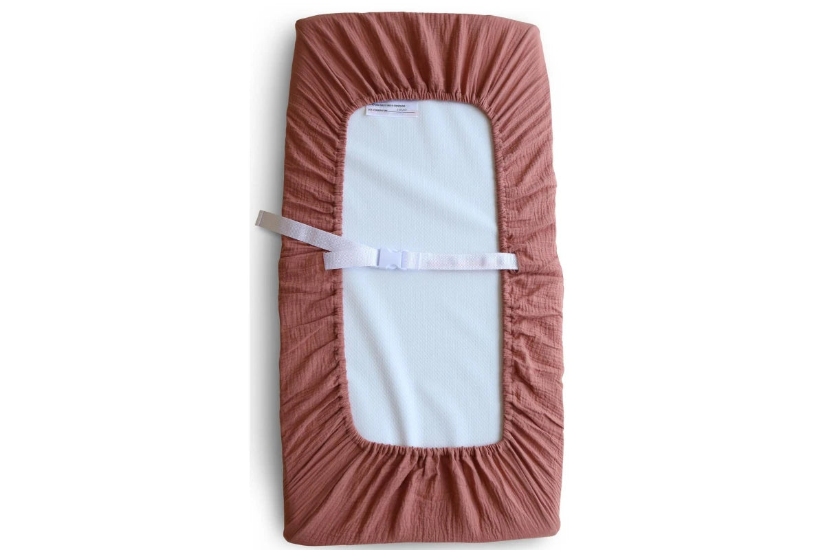 Mushie Changing Pad Cover - Cedar