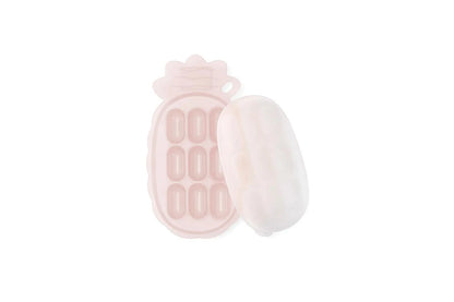 Haakaa Pineapple Silicone Nibble Tray - Blush, Peagreen, Banana (with Label Slot)