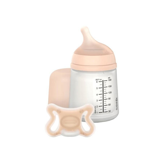 Suavinex Zero Zero Newborn Starter Set 180ml - Adaptable Flow 0+ Months