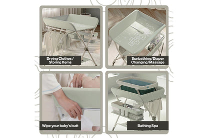 Toddly FlexiStation Baby Changing Table Adjustable & Foldable for Maximum Comfort