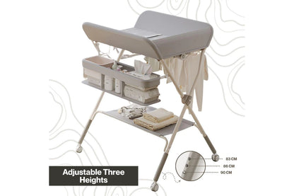 Toddly FlexiStation Baby Changing Table Adjustable & Foldable for Maximum Comfort