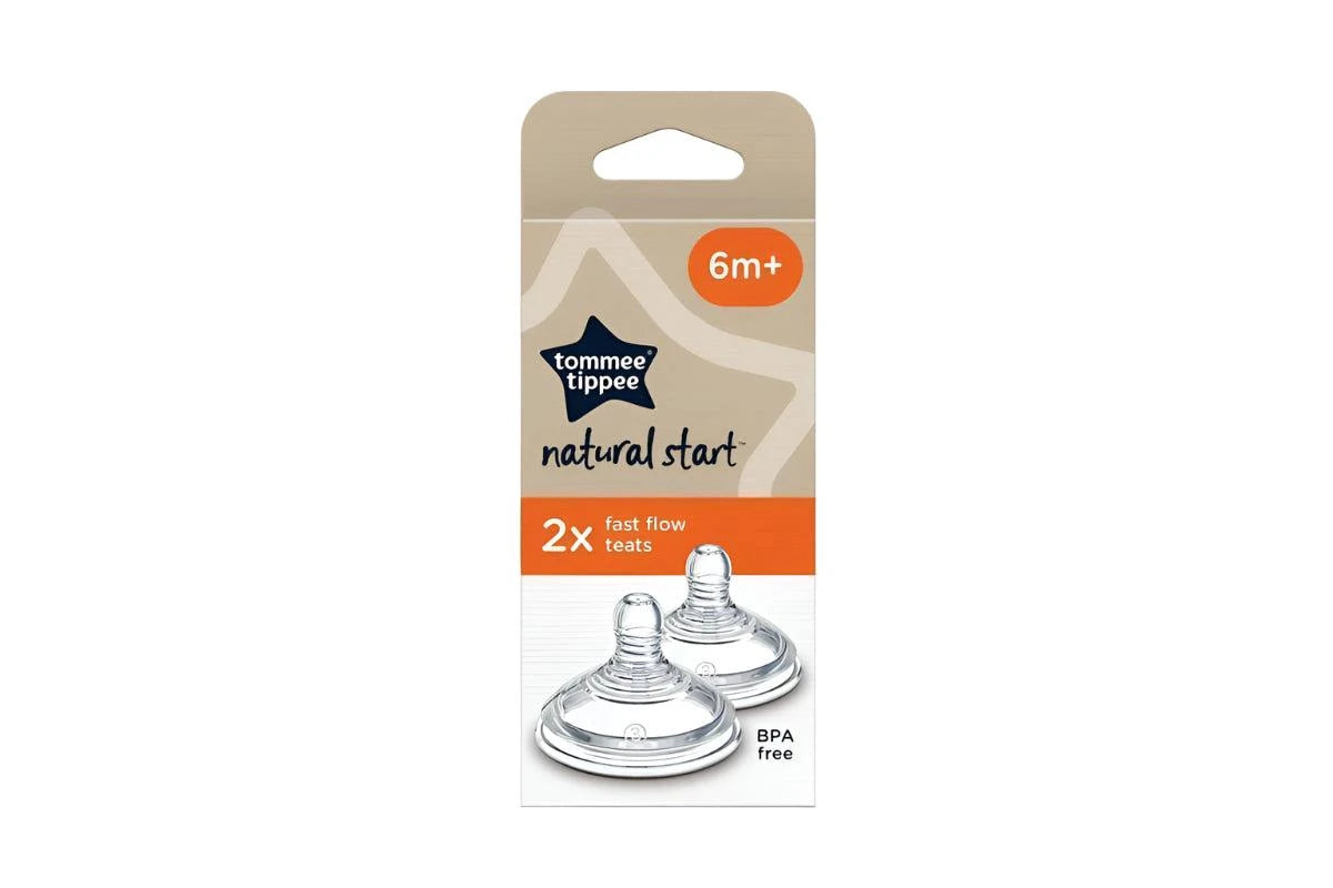 Tommee Tippee Natural Start Fast Flow Teats 2PK