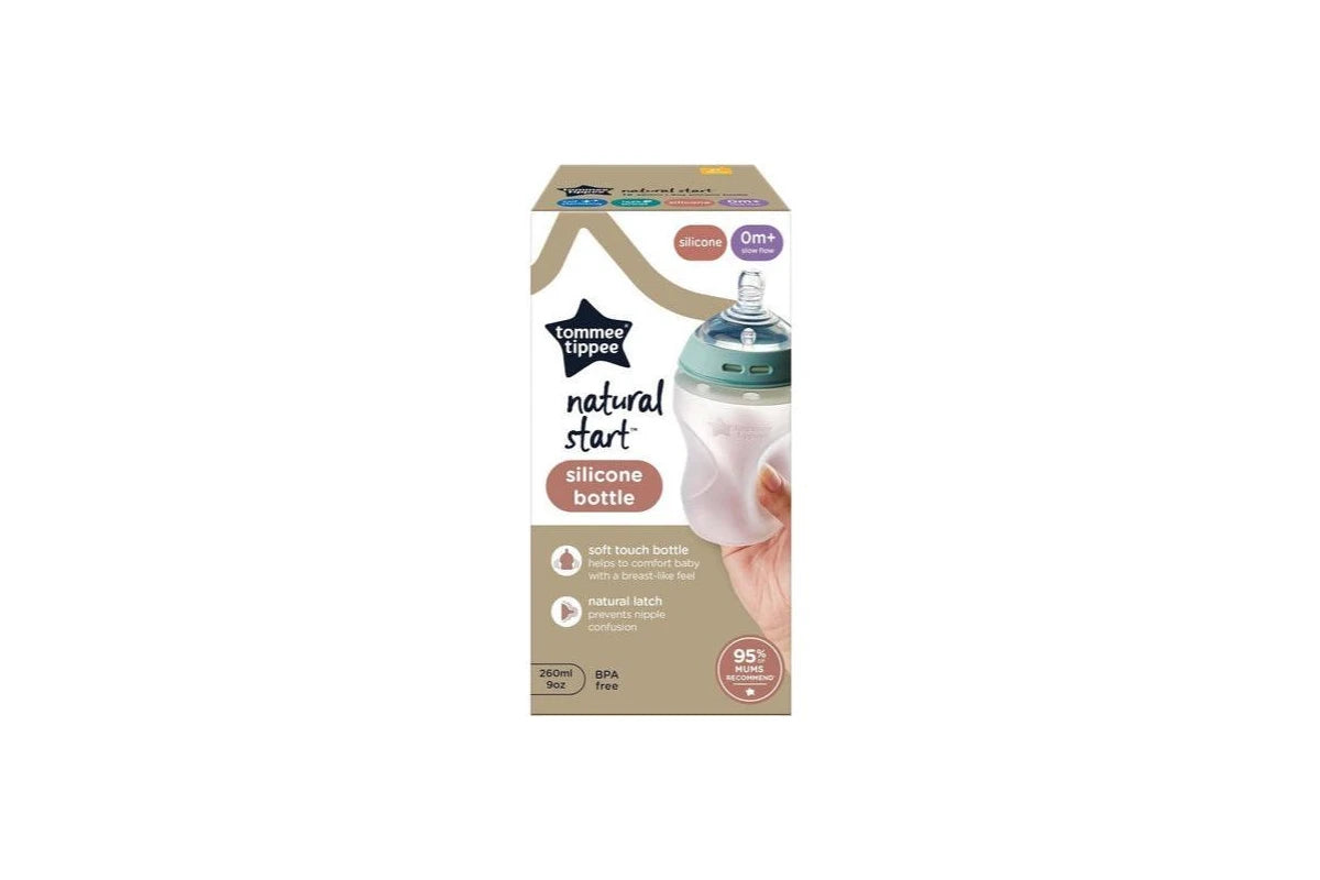 Tommee Tippee Natural Start Silicone Bottle 260mL