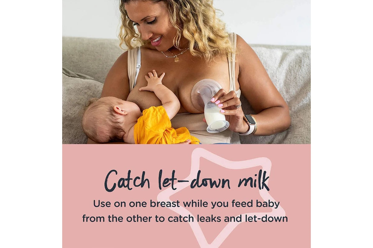 Tommee Tippee Silicone Manual Breast Pump Milk Saver w Sterilising Lid 100mL