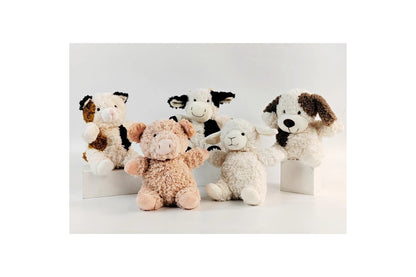 Urban Curly Cow 18cm Soft Toy Kids Children Animal Fun Play Plush White & Black