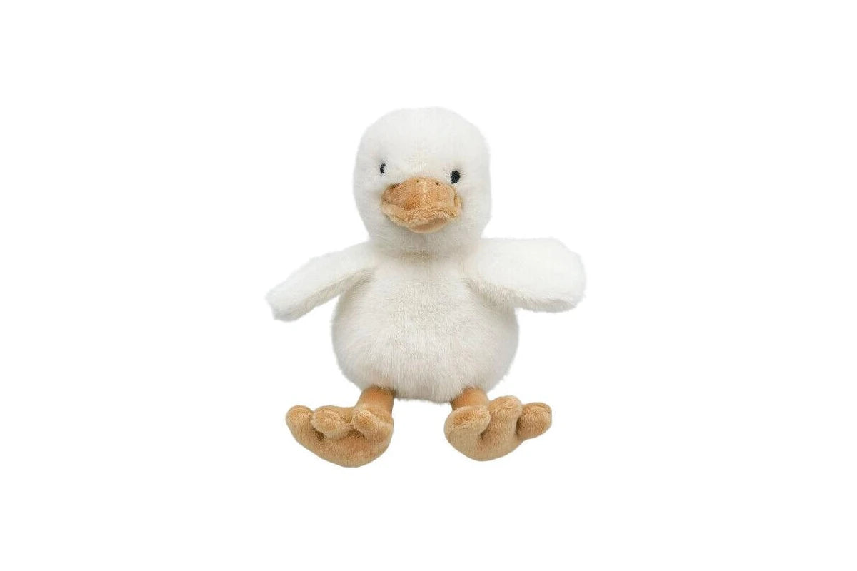 Urban Duckling Stuffed Animal Plush Baby Soft Toy 20cm Beige/White