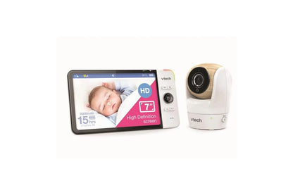 VTech BM7750HD 18cm HD Pan Tilt 2- Camera Full Colour Baby Monitor Video & Audio