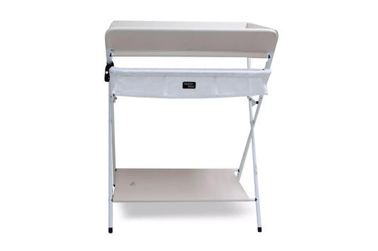 Valco Baby Change Table Folding Compact With Removable Mat Safety Harness Ivory