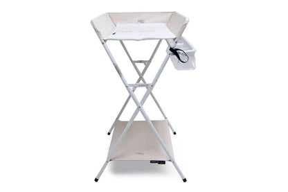 Valco Baby Change Table Folding Compact With Removable Mat Safety Harness Ivory