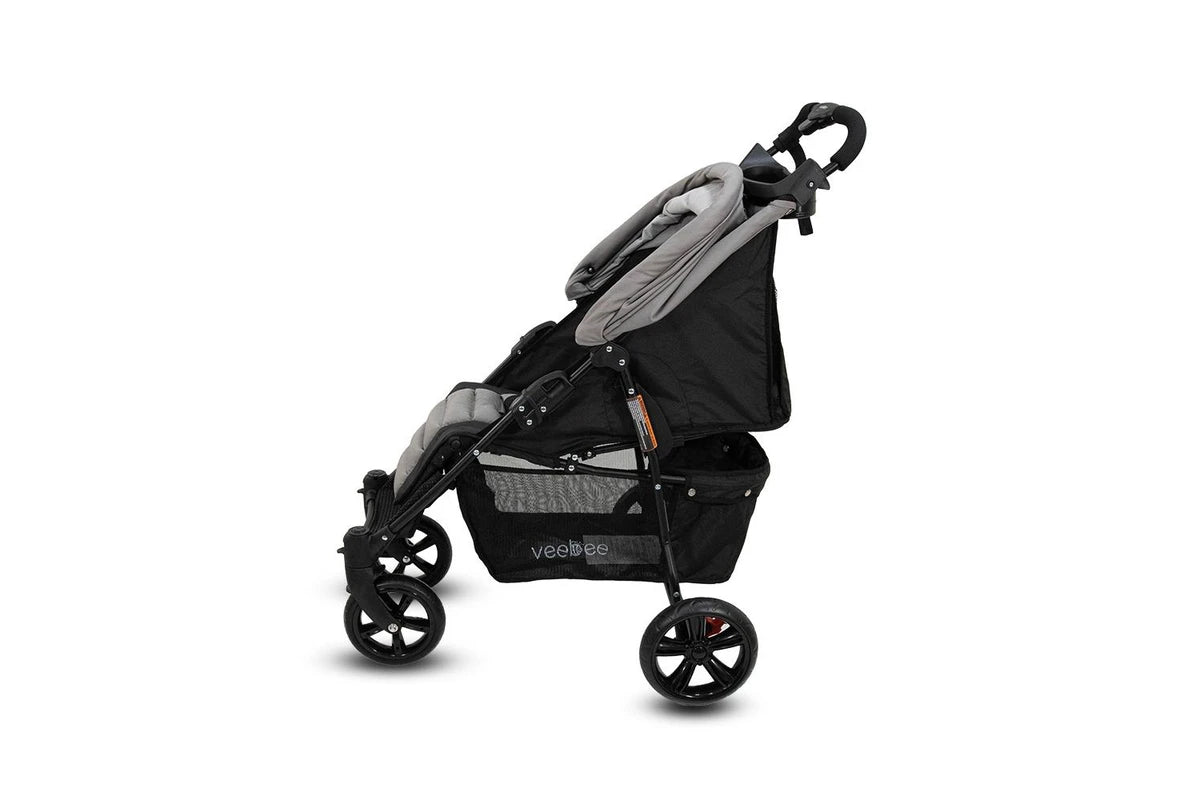 Vee Bee Stroller Lightweight 7.8kg UPF 50 Plus Hood Compact Fold Kids 0m