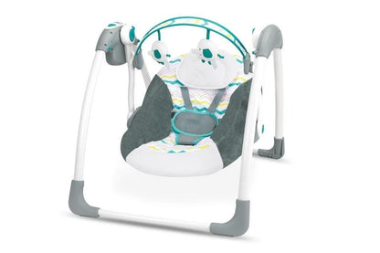 Love N Care Baby Musical Swing - Compact / Foldable with Toys & Sounds (Max 11 kg) Green